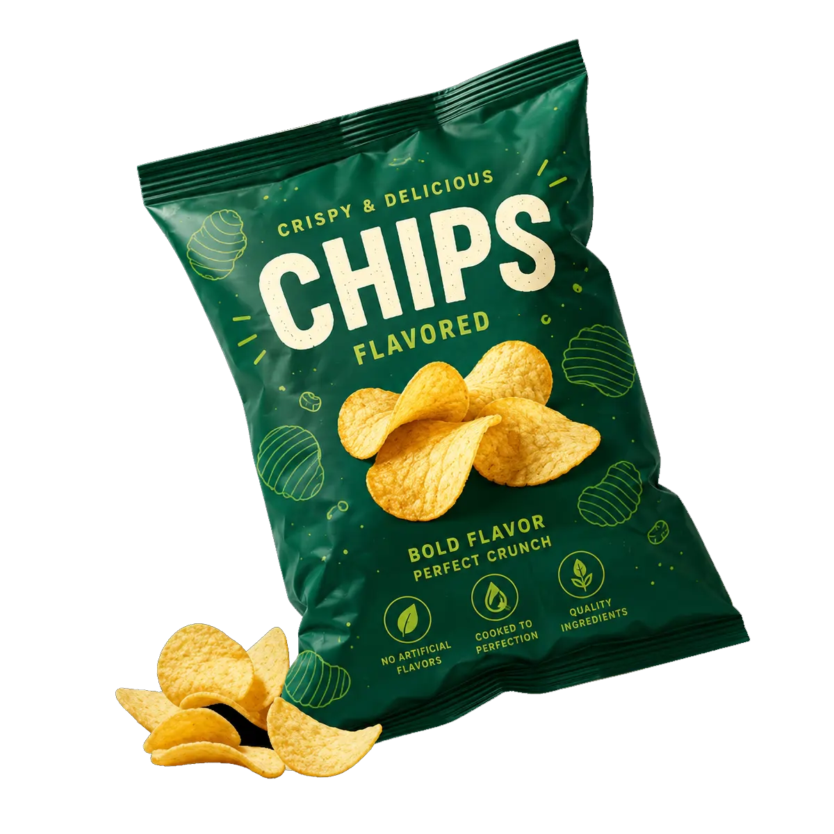 Chips Mylar bags
